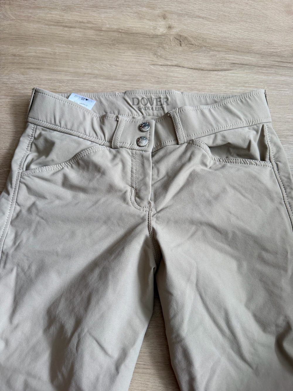Dover Saddlery Women's Beige Riding Breeches SZ 24 - Picture 3 of 10